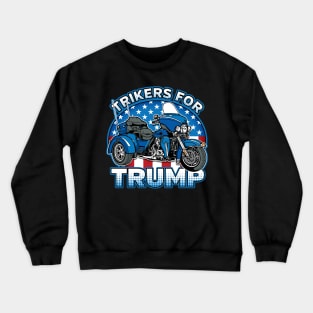 Trike Bikers For Trump Crewneck Sweatshirt